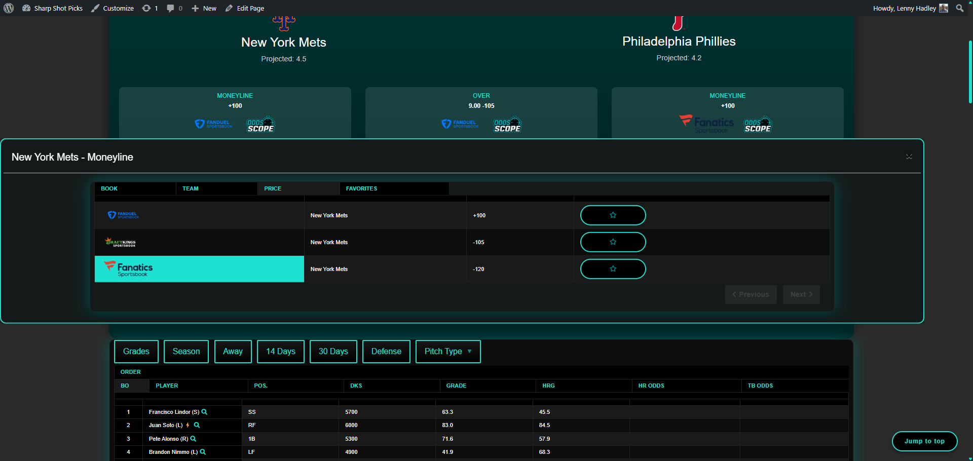 Odds Scope screenshot